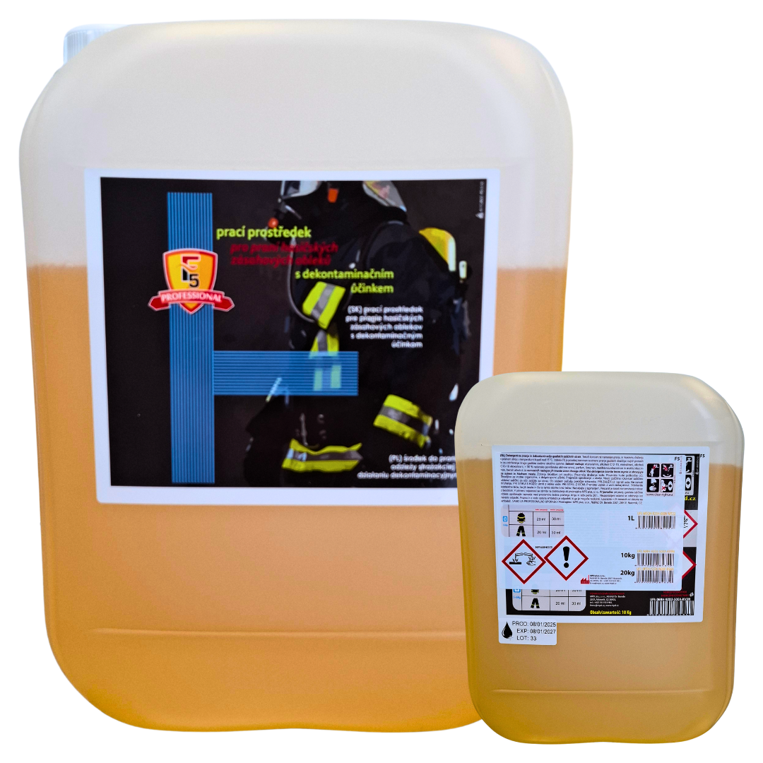 Detergent F5® dekontaminacija gasilskih zaščitnih oblek