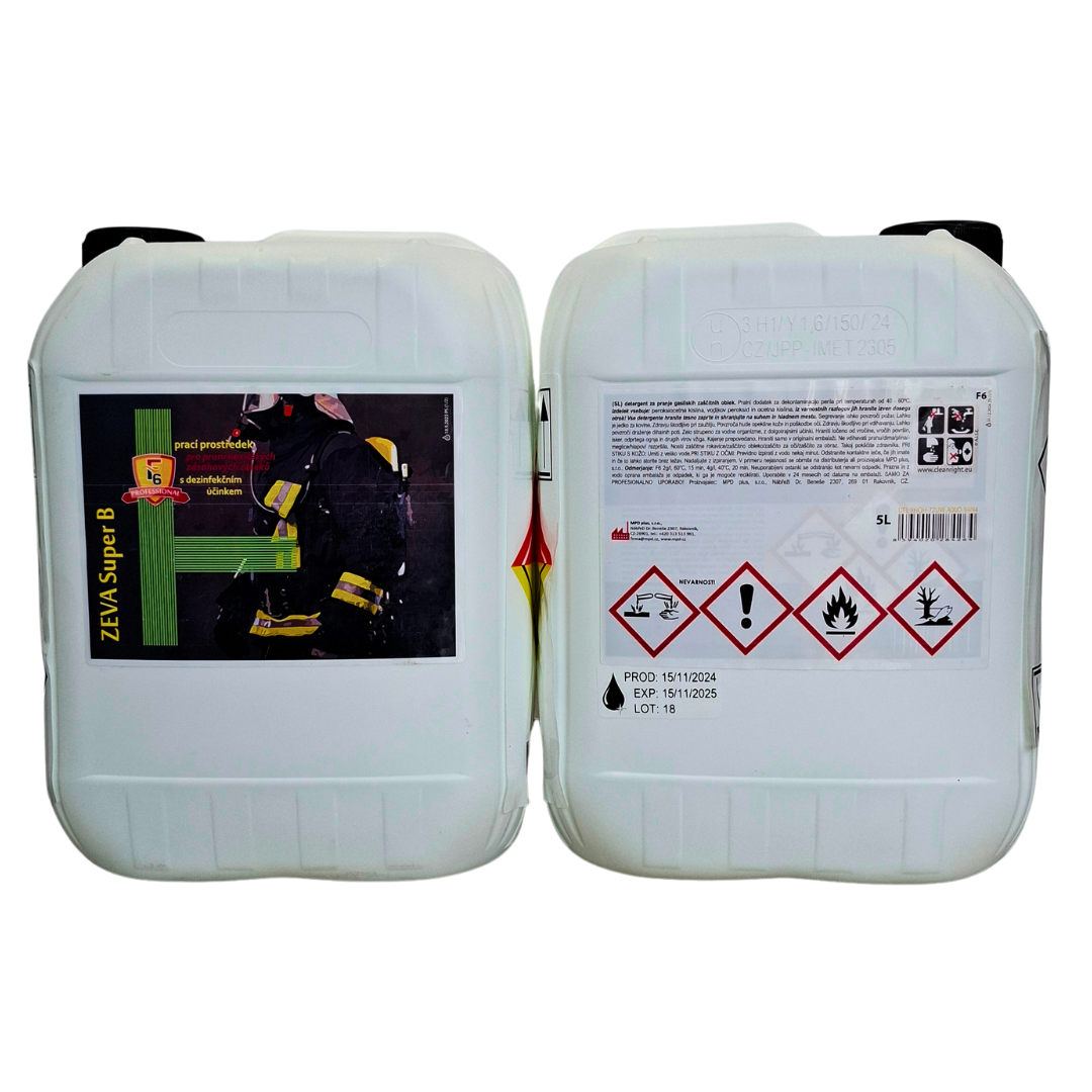 Detergent F6® za dezinfekcijo gasilskih zaščitnih oblačil